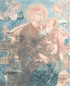 фреска Богородицы